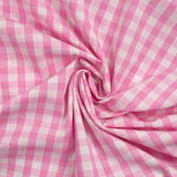 Coton Vichy 9mm rose