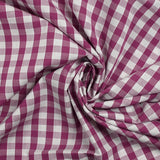 Plum de algodón Vichy de 9 mm