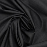 Tissu tailleur laine mélangée fantaisie anthracite fond noir