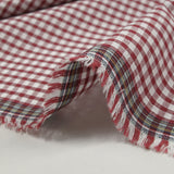 Algodón Vichy 3 mm Burdeos