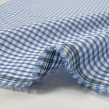 Coton Vichy 3mm bleu clair