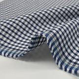 Coton Vichy 3mm bleu marine
