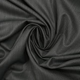Tela de traje fantasía gris claro mezcla lana con fondo antracita