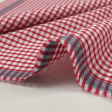 Coton Vichy 3mm rouge