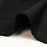 Tissu tailleur laine mélangée sergé réglisse