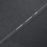 Tissu tailleur laine mélangée sergé gris foncé