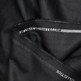 Tissu tailleur laine mélangée à chevron noir