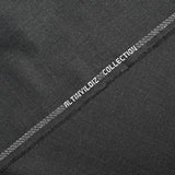 Tejido de traje sarga gris antracita mezcla lana