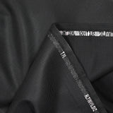 Tissu tailleur laine mélangée sergé noir