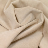 Velours polyester fines côtes sable