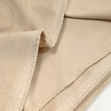 Velours polyester fines côtes sable