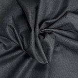 Tissu tailleur laine mélangée sergé gris bleuté chiné