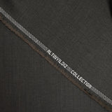 Tissu tailleur laine mélangée sergé marron