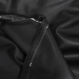 Tissu tailleur laine mélangée damier noir intense