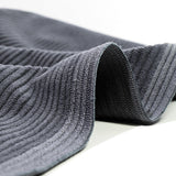 Velvet de poliéster gris de elefante de 3 mm