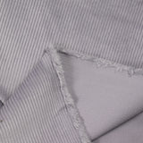 Velours côtelé coton 2 mm gris perle