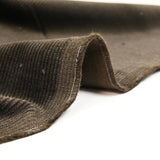 Velours côtelé polycoton 2 mm brun olive