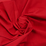 100% Coton lavé rouge