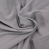 100% Light gray washed cotton