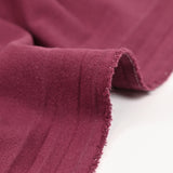 100% Coton lavé bordeaux