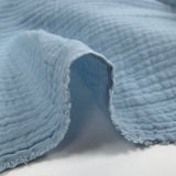 Double gaze bleu charrette