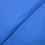 Double gaze irisée argent fond bleu lavande
