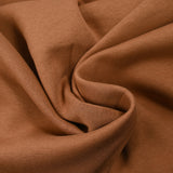 Tissu sweat minkee épais camel