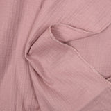 Double gaze irisée rose fond vieux rose
