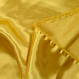 Crêpe satin polyester or jaune
