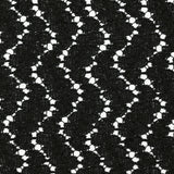 Dentelle polyester nuage noir