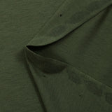Military green cotton jersey