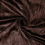 Jersey velours plissé marron rosé