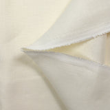 100% off-white linen canvas