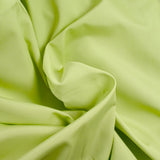 Popeline de coton unie vert pomme