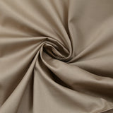 Popeline de coton satinée beige poudré
