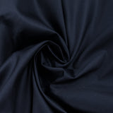 Popeline de coton satinée bleu marine
