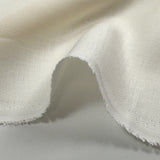 100% off-white linen canvas