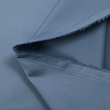 Barbeau blue satin cotton poplin