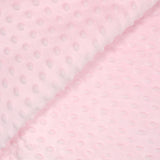 Polaire minky relief rose
