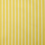 Coton tissé-teint Rudy rayé 3 mm blanc fond jaune beurre