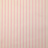 Coton tissé-teint Rudy rayé 3 mm rose layette fond blanc