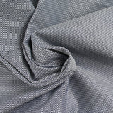 Jacquard de coton losange marine