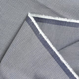 Jacquard de coton losange marine
