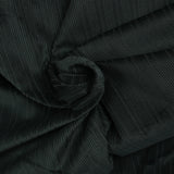 100% cotton double striped corduroy black