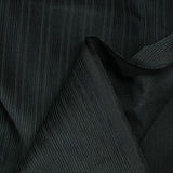 100% cotton double striped corduroy black