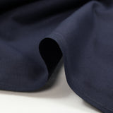Popeline de coton Noé bleu marine
