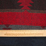 Laine mélangée montagne marine et rouge