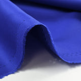Popeline de coton satinée bleu électrique