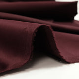 Popeline de coton satinée lie de vin