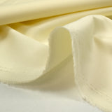 Butter yellow satin cotton poplin